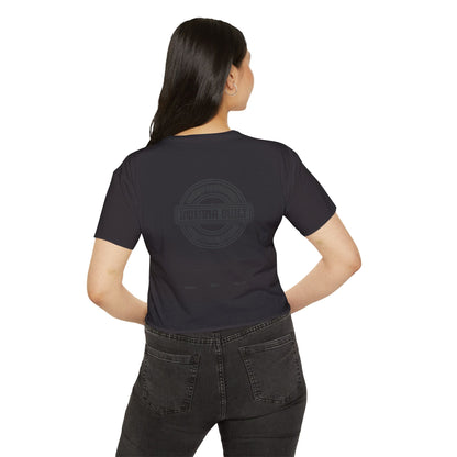 Indiana Built Crop Top — Women's Festival Graphic Tee