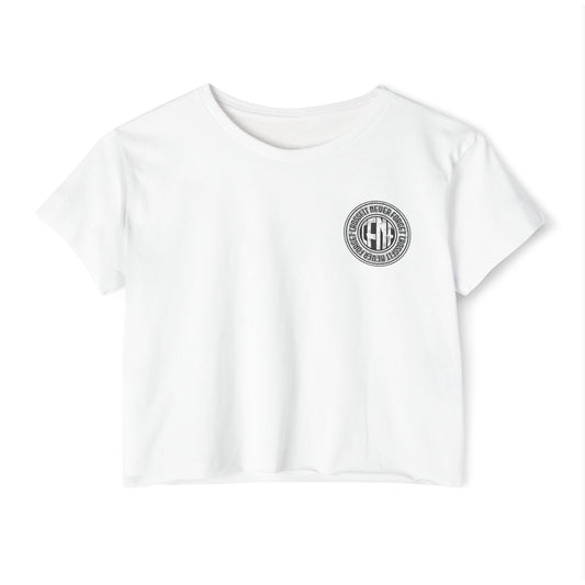 Indiana Built Crop Top — Women's Festival Graphic Tee