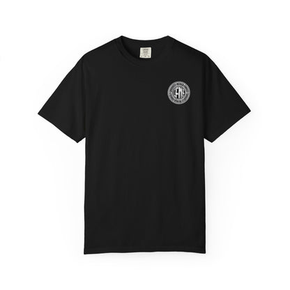 White Garment-Dyed T-Shirt — Classic Crewneck Tee