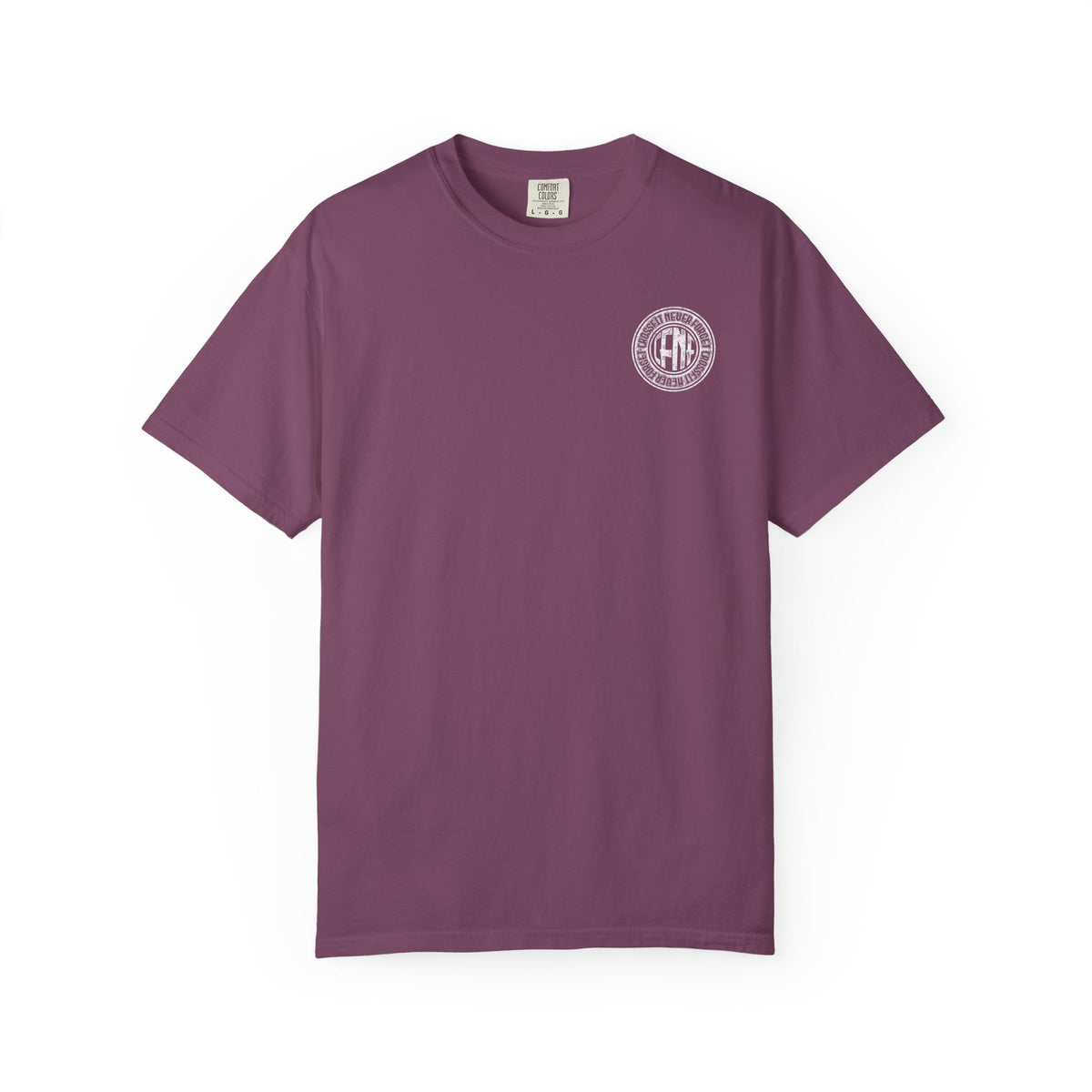White Garment-Dyed T-Shirt — Classic Crewneck Tee