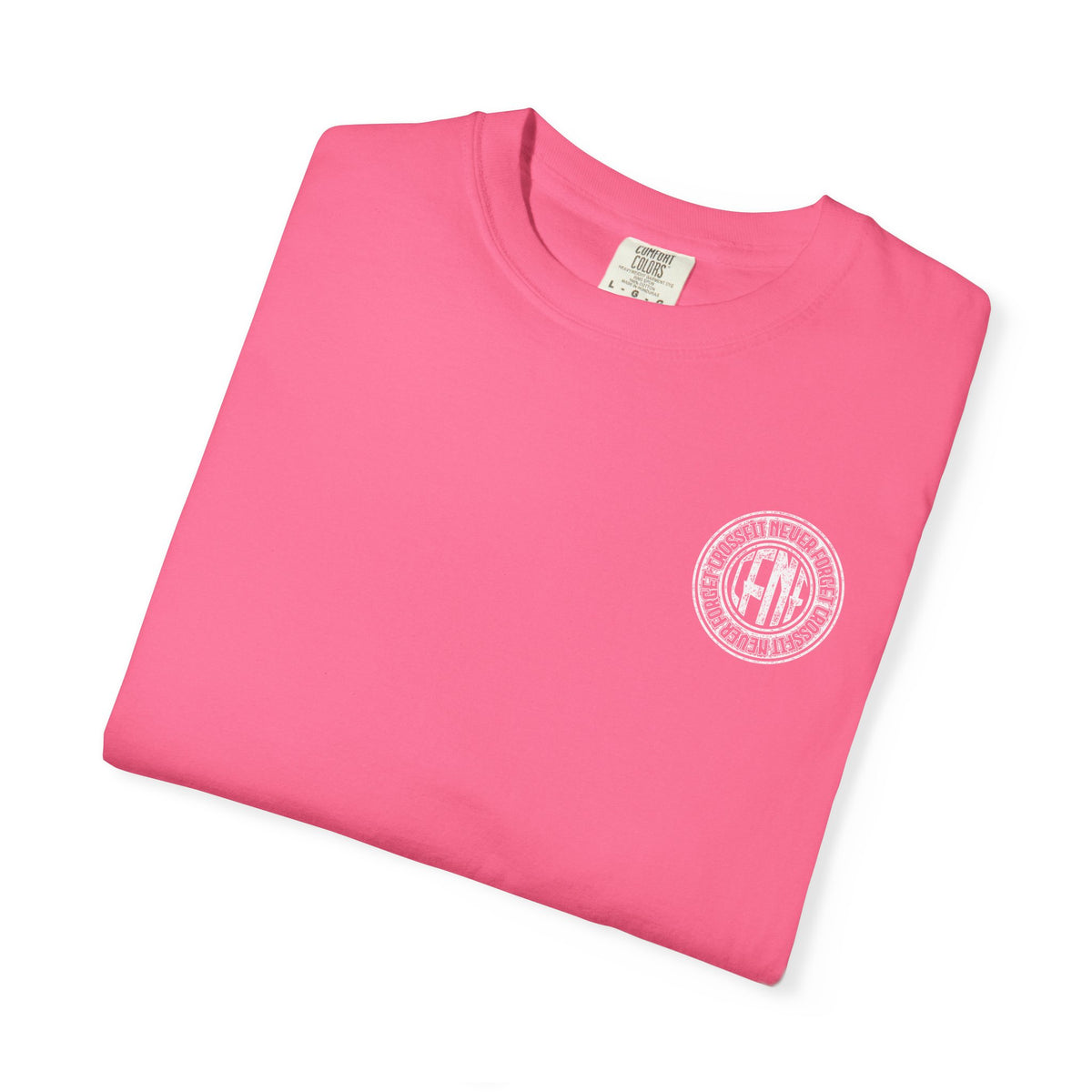 White Garment-Dyed T-Shirt — Classic Crewneck Tee