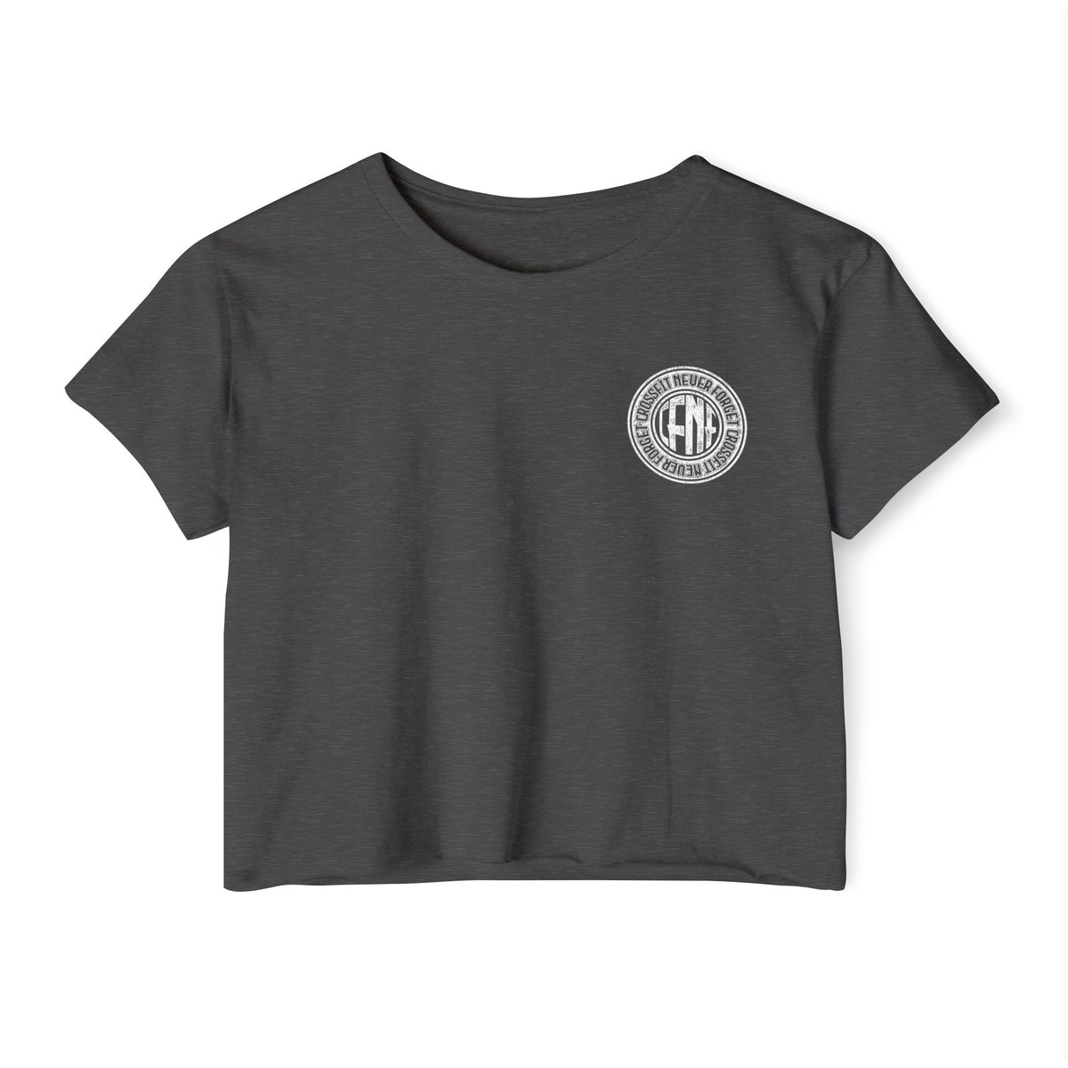 Indiana Built Women's Festival Crop Top — Retro Logo Crop Tee for Music Festivals & Summer Events