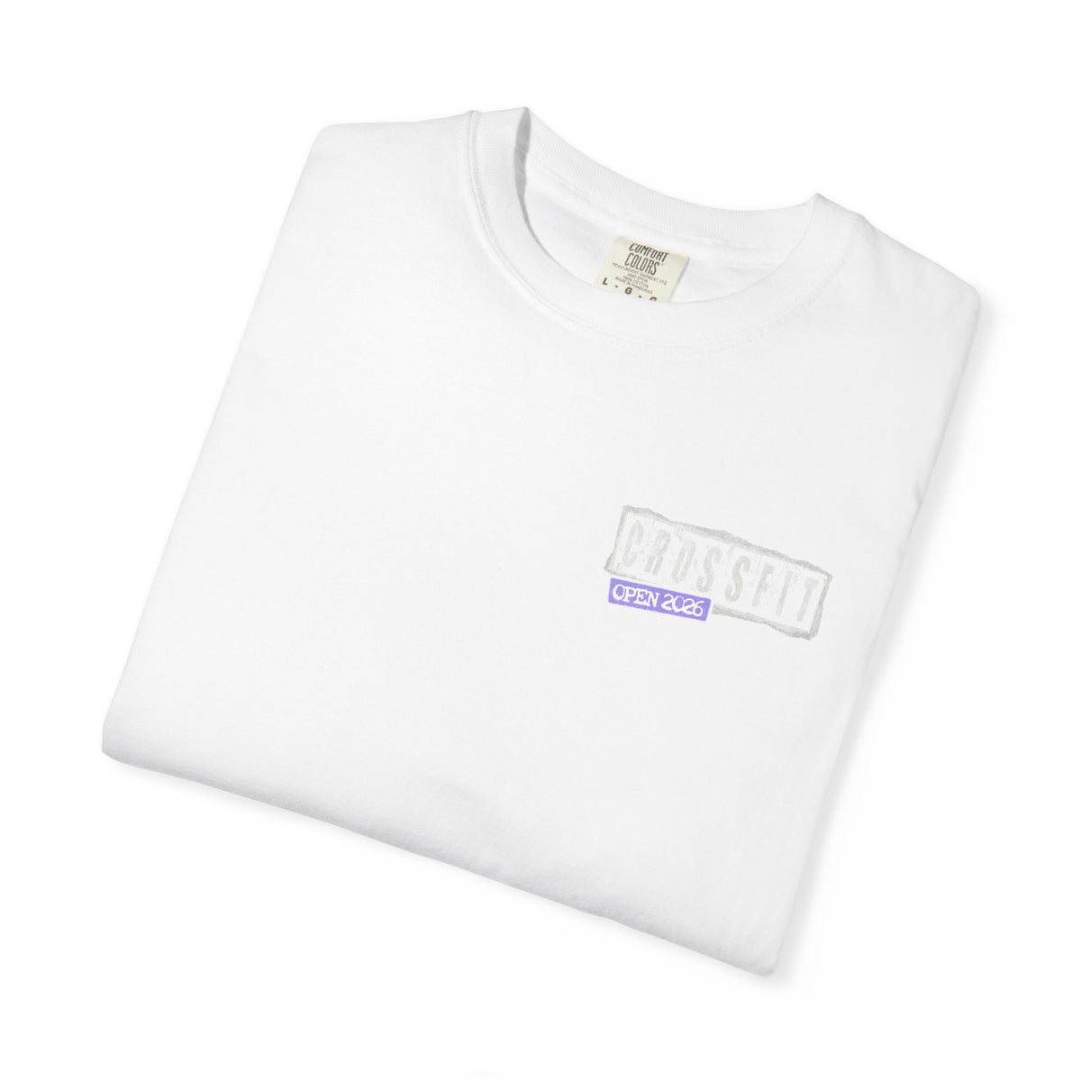 CrossFit Open 2025 Garment-Dyed T-Shirt — Retro Patch Graphic