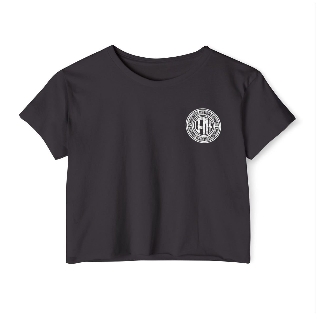 Indiana Built Women's Festival Crop Top — Retro Logo Crop Tee for Music Festivals & Summer Events