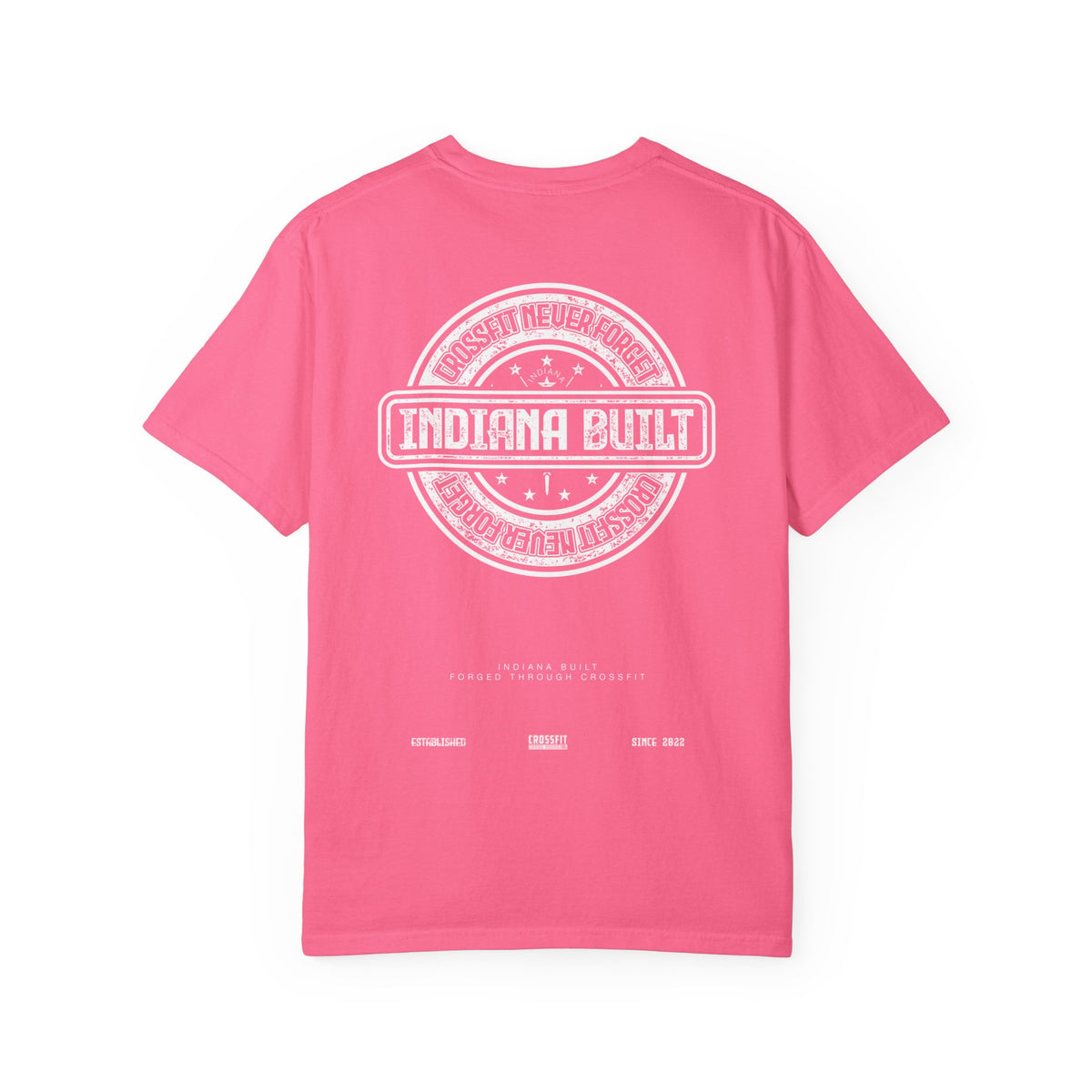 White Garment-Dyed T-Shirt — Classic Crewneck Tee