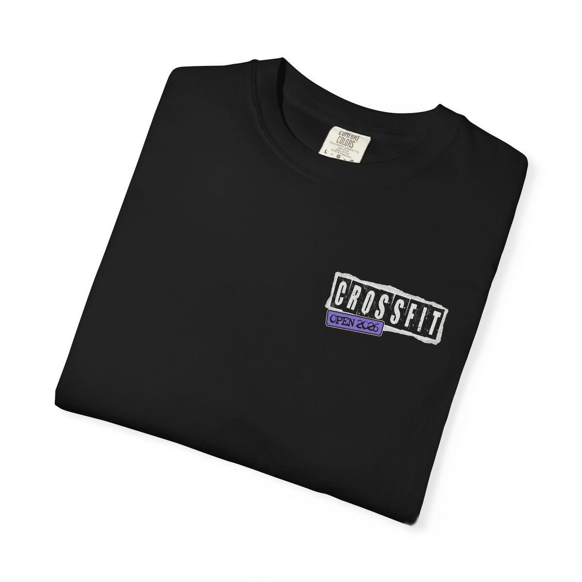 CrossFit Open 2025 Garment-Dyed T-Shirt — Retro Patch Graphic