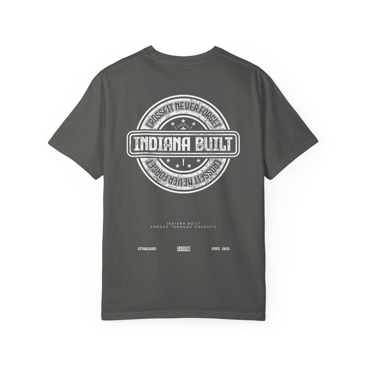 White Garment-Dyed T-Shirt — Classic Crewneck Tee