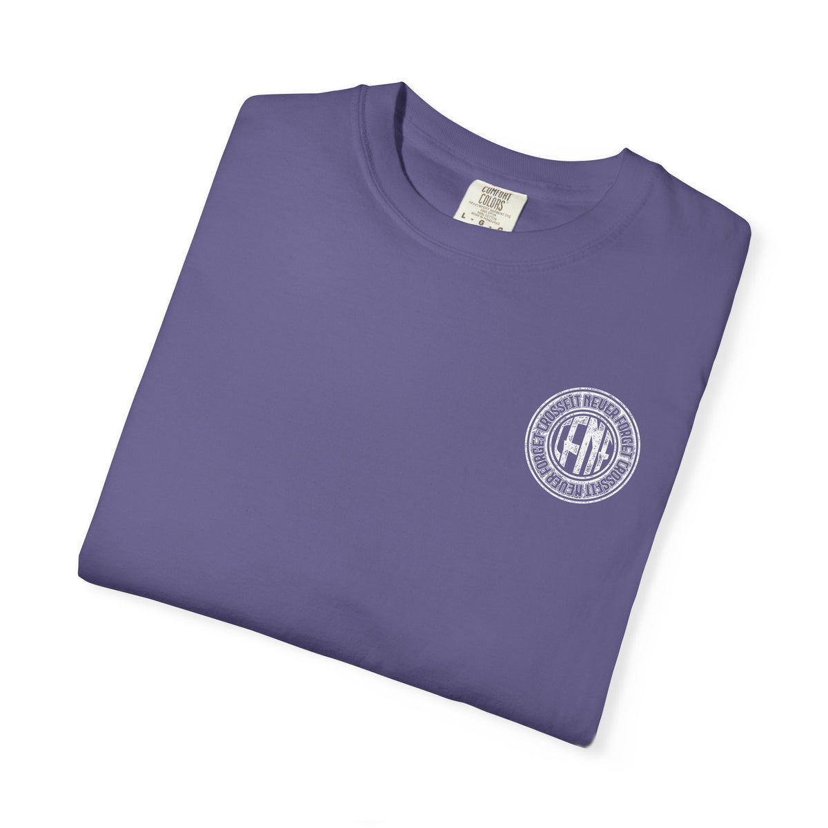 White Garment-Dyed T-Shirt — Classic Crewneck Tee
