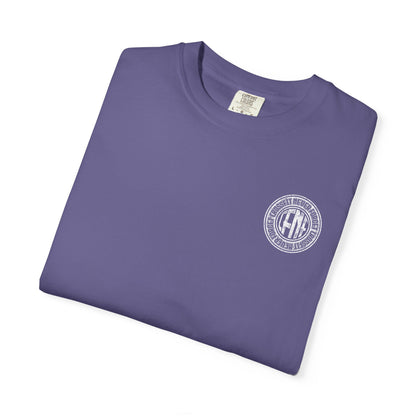 White Garment-Dyed T-Shirt — Classic Crewneck Tee