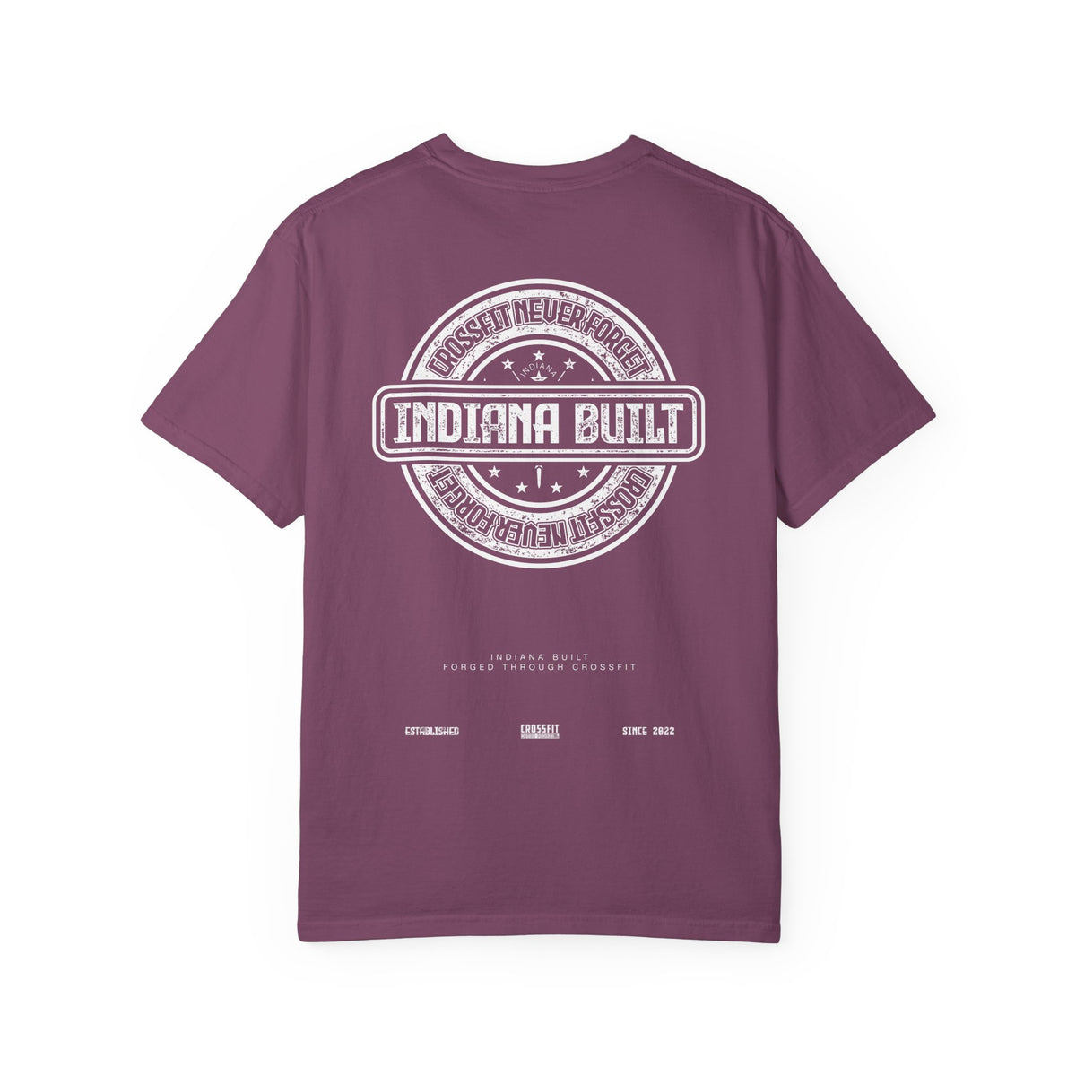 White Garment-Dyed T-Shirt — Classic Crewneck Tee