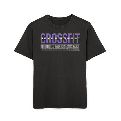 “CrossFit Never Forget” Oversized Men's Shirt