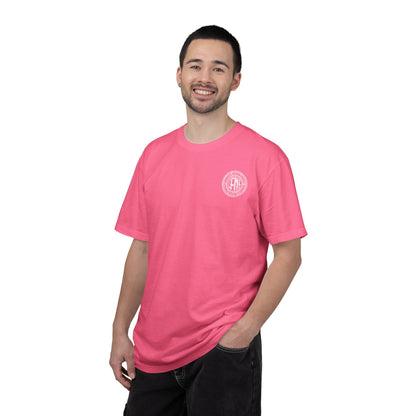 White Garment-Dyed T-Shirt — Classic Crewneck Tee
