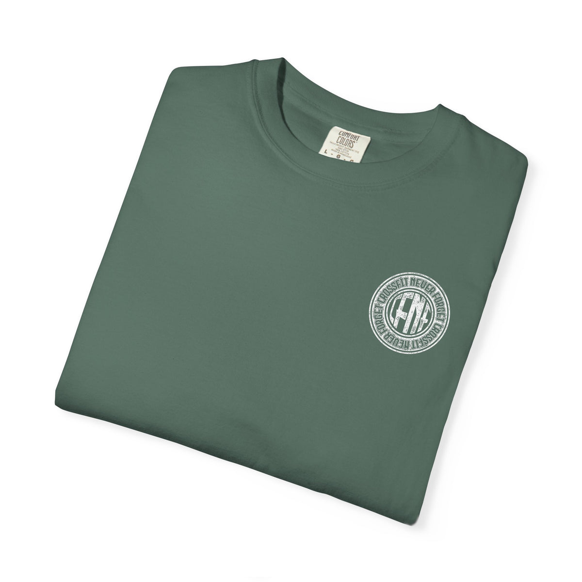 White Garment-Dyed T-Shirt — Classic Crewneck Tee