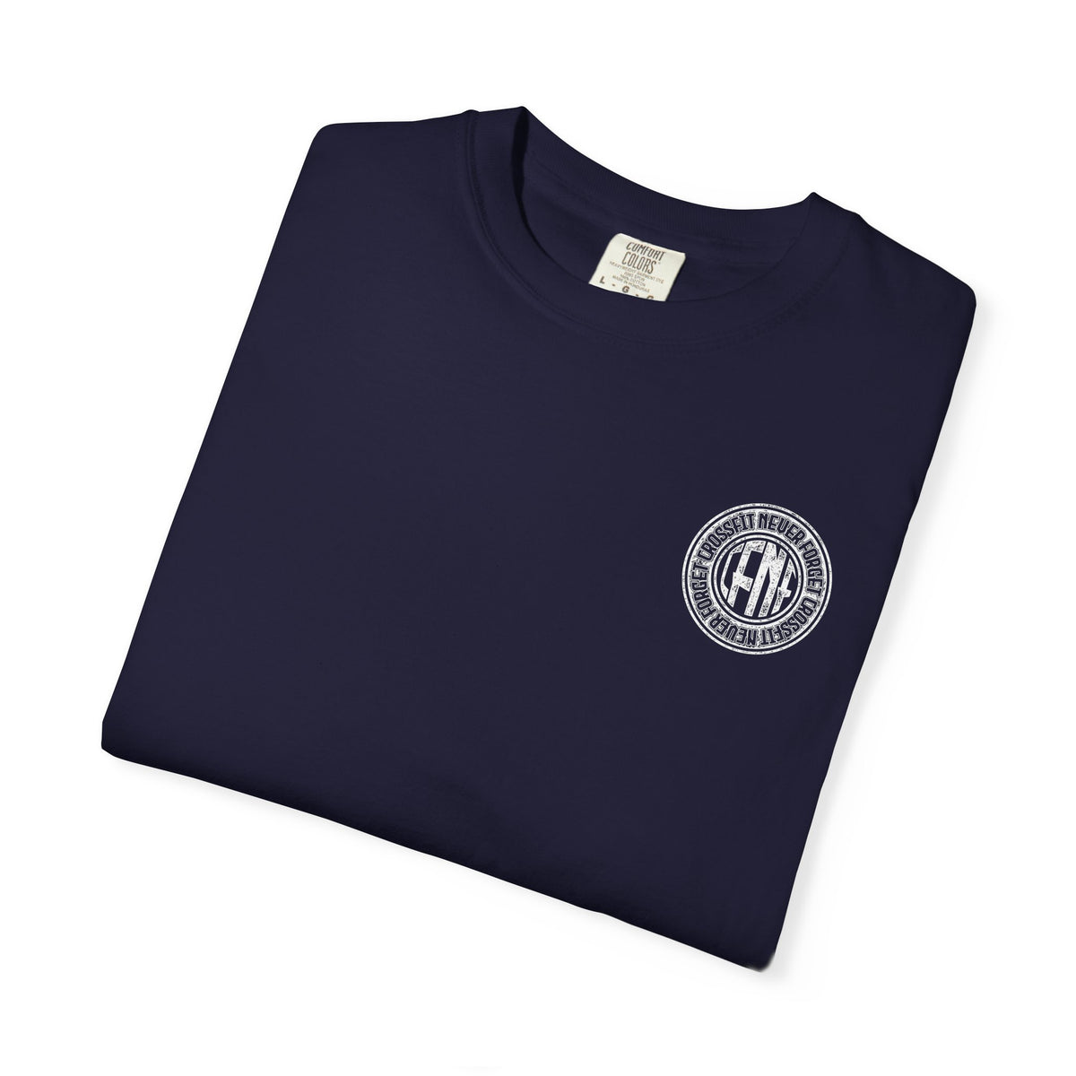 White Garment-Dyed T-Shirt — Classic Crewneck Tee