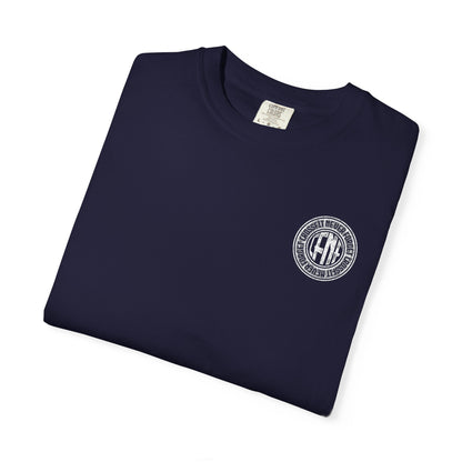 White Garment-Dyed T-Shirt — Classic Crewneck Tee