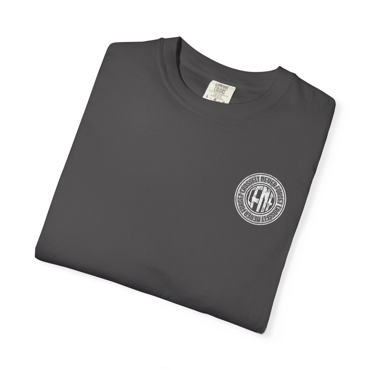 White Garment-Dyed T-Shirt — Classic Crewneck Tee