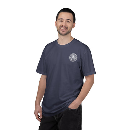 White Garment-Dyed T-Shirt — Classic Crewneck Tee
