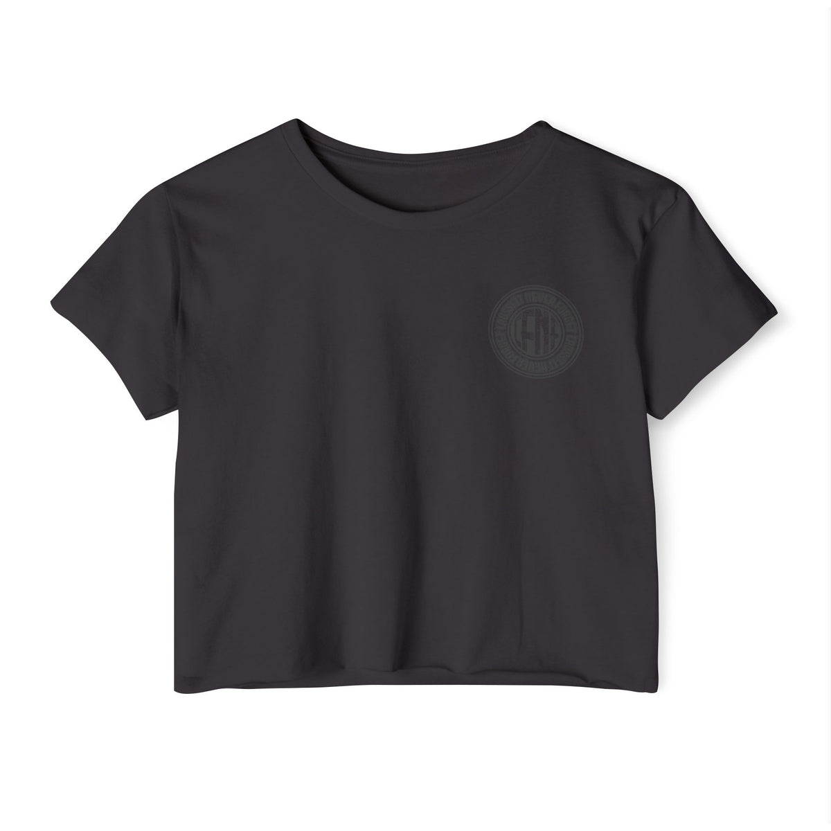 Indiana Built Crop Top — Women's Festival Graphic Tee