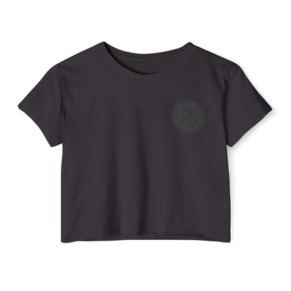 Indiana Built Crop Top — Women's Festival Graphic Tee