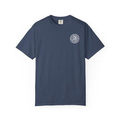 White Garment-Dyed T-Shirt — Classic Crewneck Tee