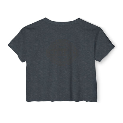 Indiana Built Crop Top — Women's Festival Graphic Tee
