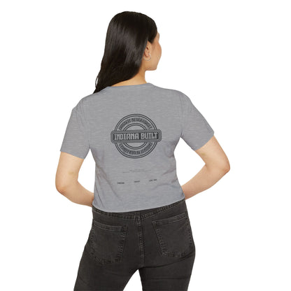 Indiana Built Crop Top — Women's Festival Graphic Tee