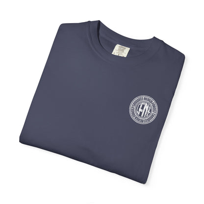 White Garment-Dyed T-Shirt — Classic Crewneck Tee