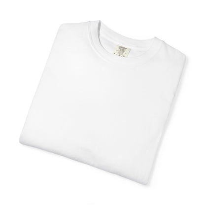 White Garment-Dyed T-Shirt — Classic Crewneck Tee