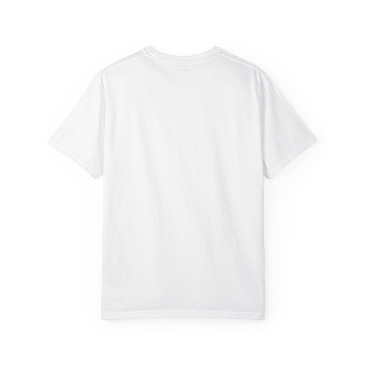 White Garment-Dyed T-Shirt — Classic Crewneck Tee