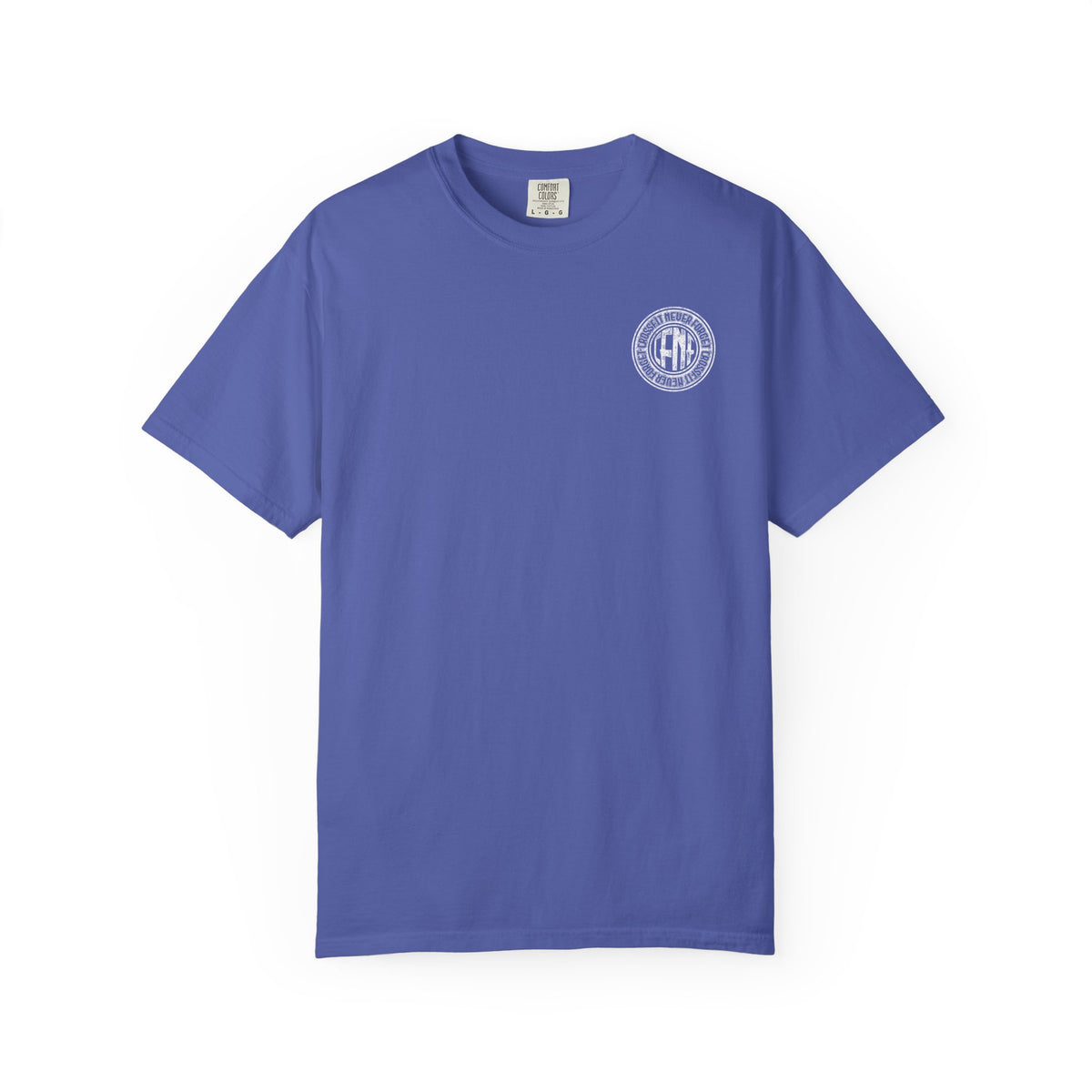 White Garment-Dyed T-Shirt — Classic Crewneck Tee