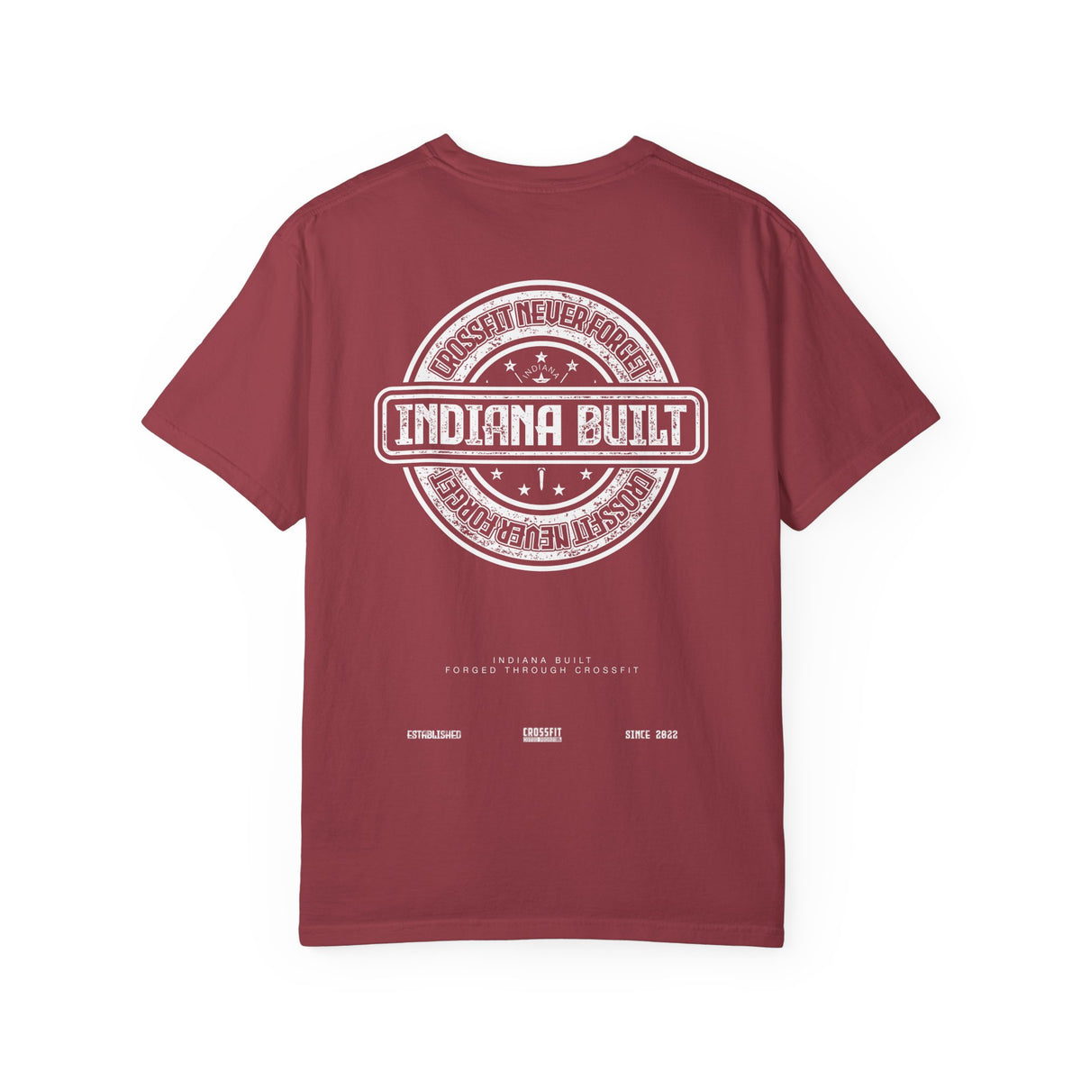 White Garment-Dyed T-Shirt — Classic Crewneck Tee