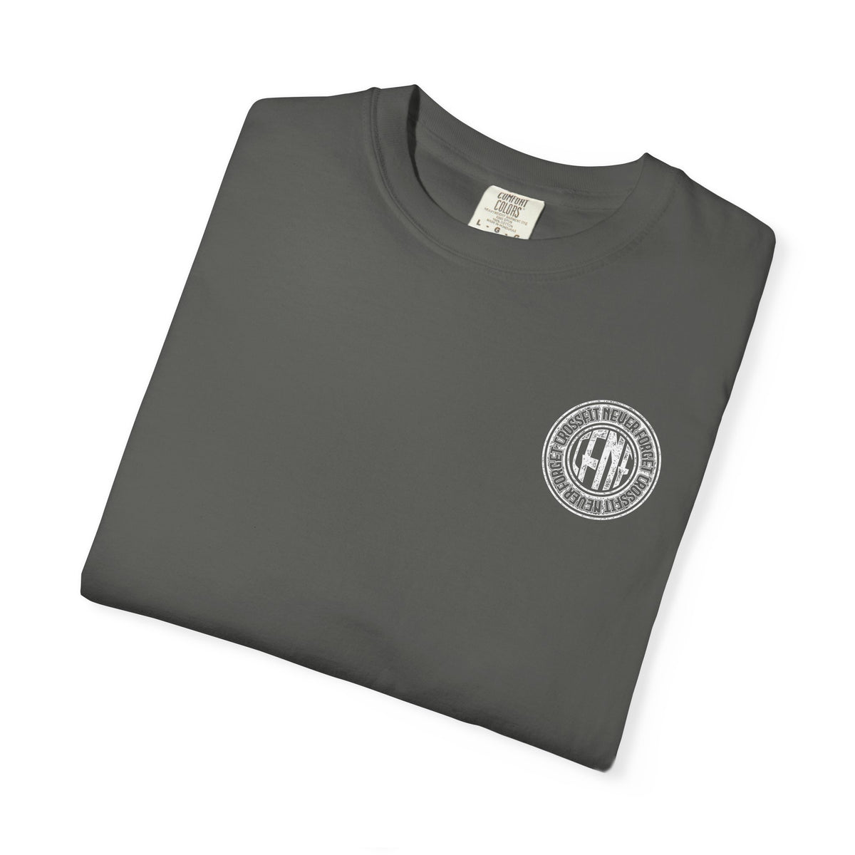 White Garment-Dyed T-Shirt — Classic Crewneck Tee