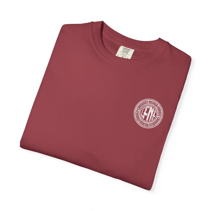White Garment-Dyed T-Shirt — Classic Crewneck Tee