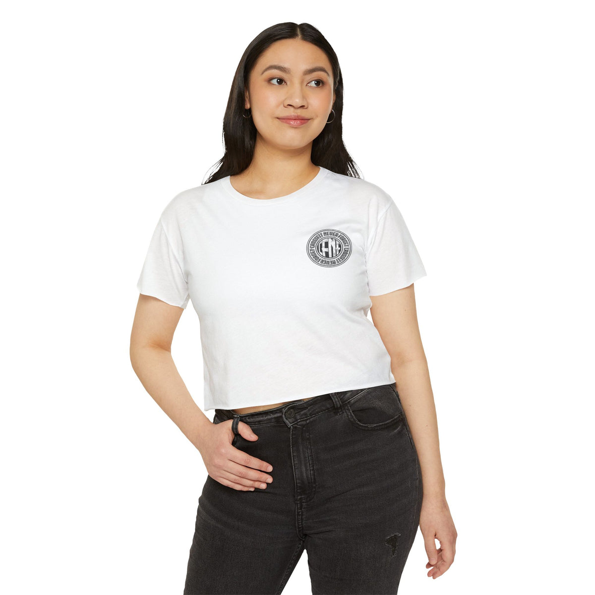 Indiana Built Crop Top — Women's Festival Graphic Tee