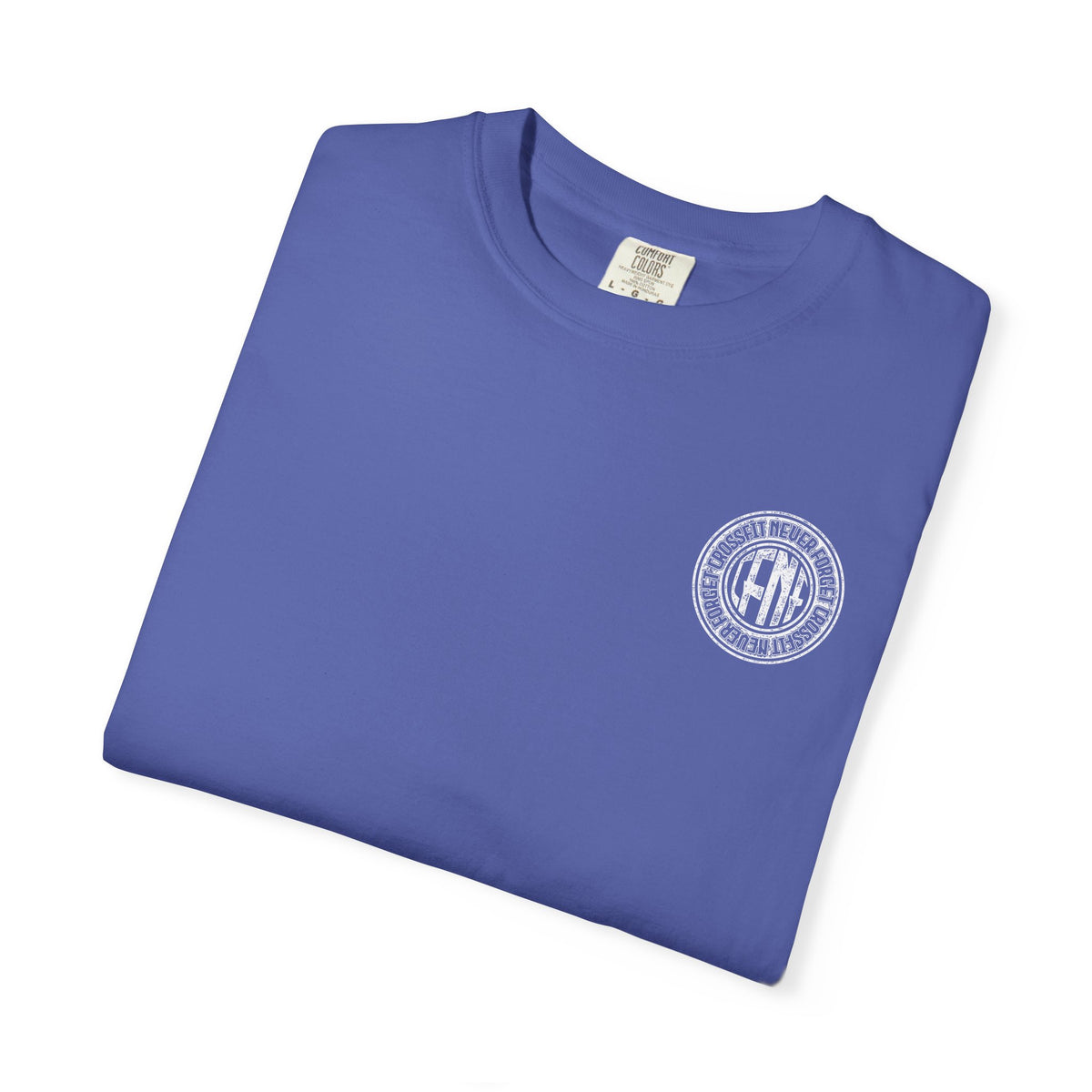 White Garment-Dyed T-Shirt — Classic Crewneck Tee