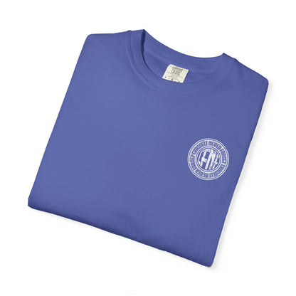 White Garment-Dyed T-Shirt — Classic Crewneck Tee