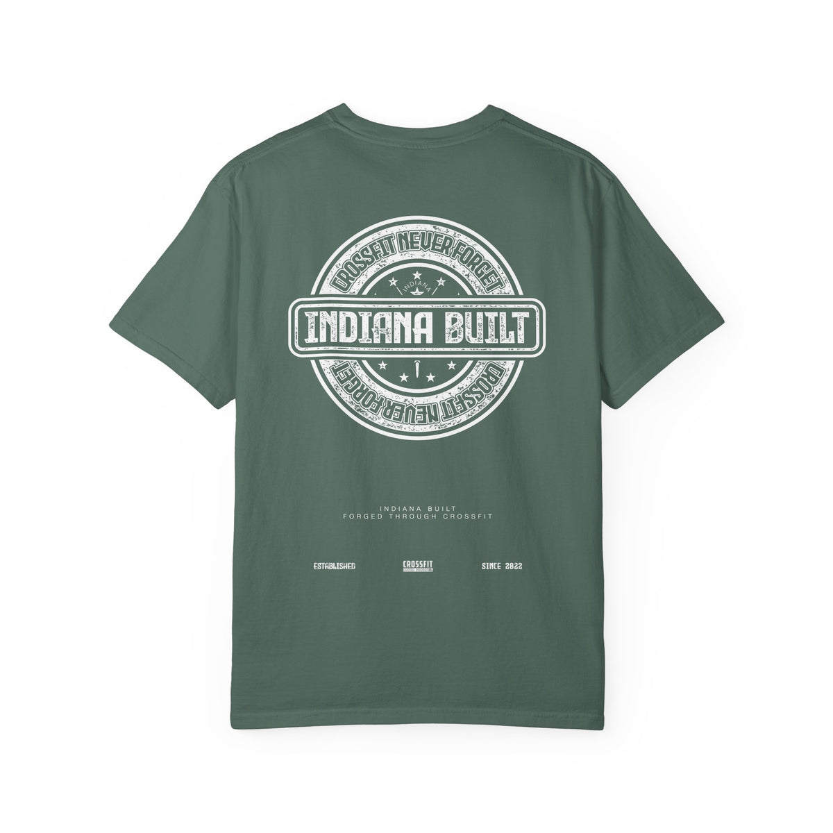 White Garment-Dyed T-Shirt — Classic Crewneck Tee