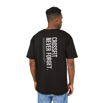 “CrossFit Never Forget” Oversized Men's Shirt