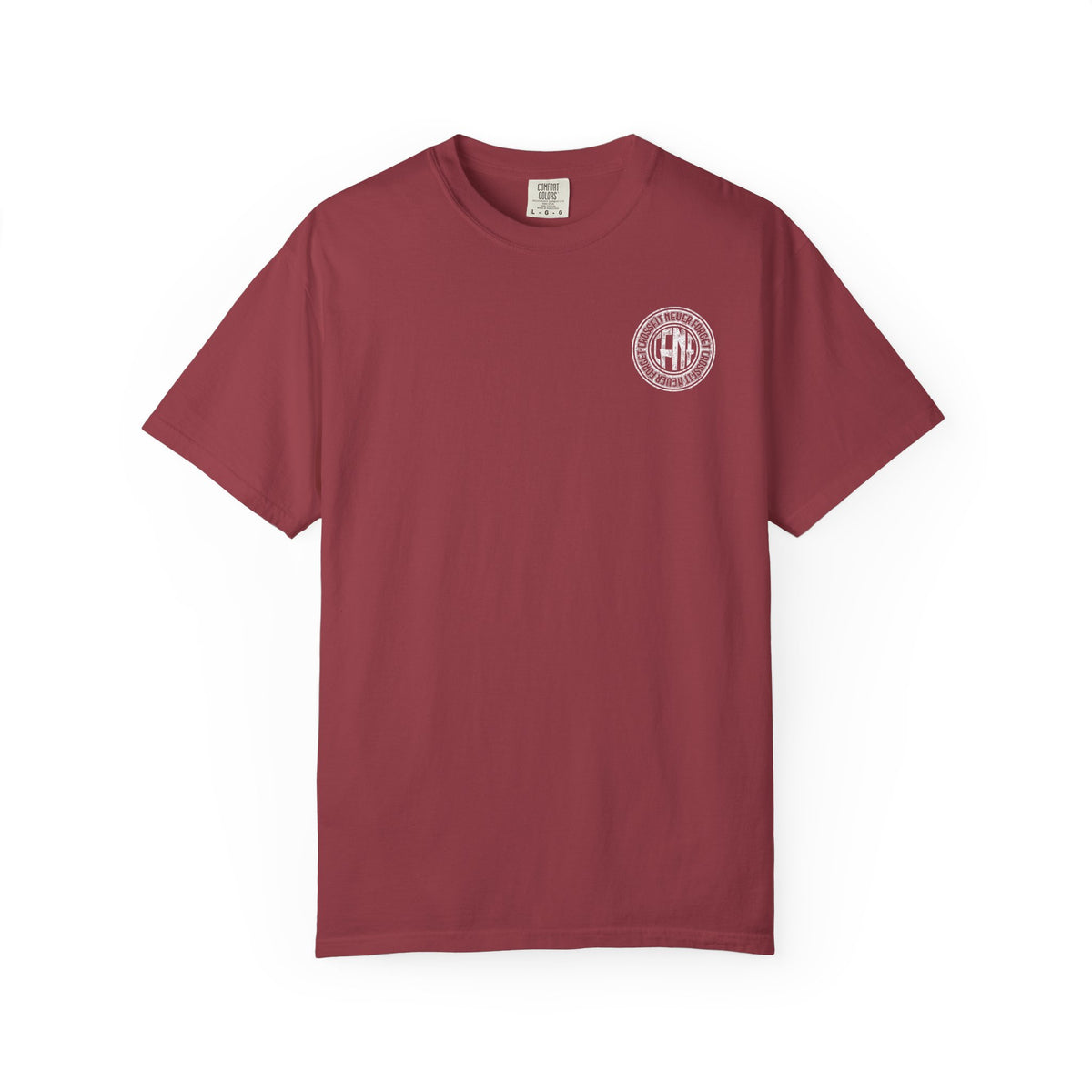 White Garment-Dyed T-Shirt — Classic Crewneck Tee