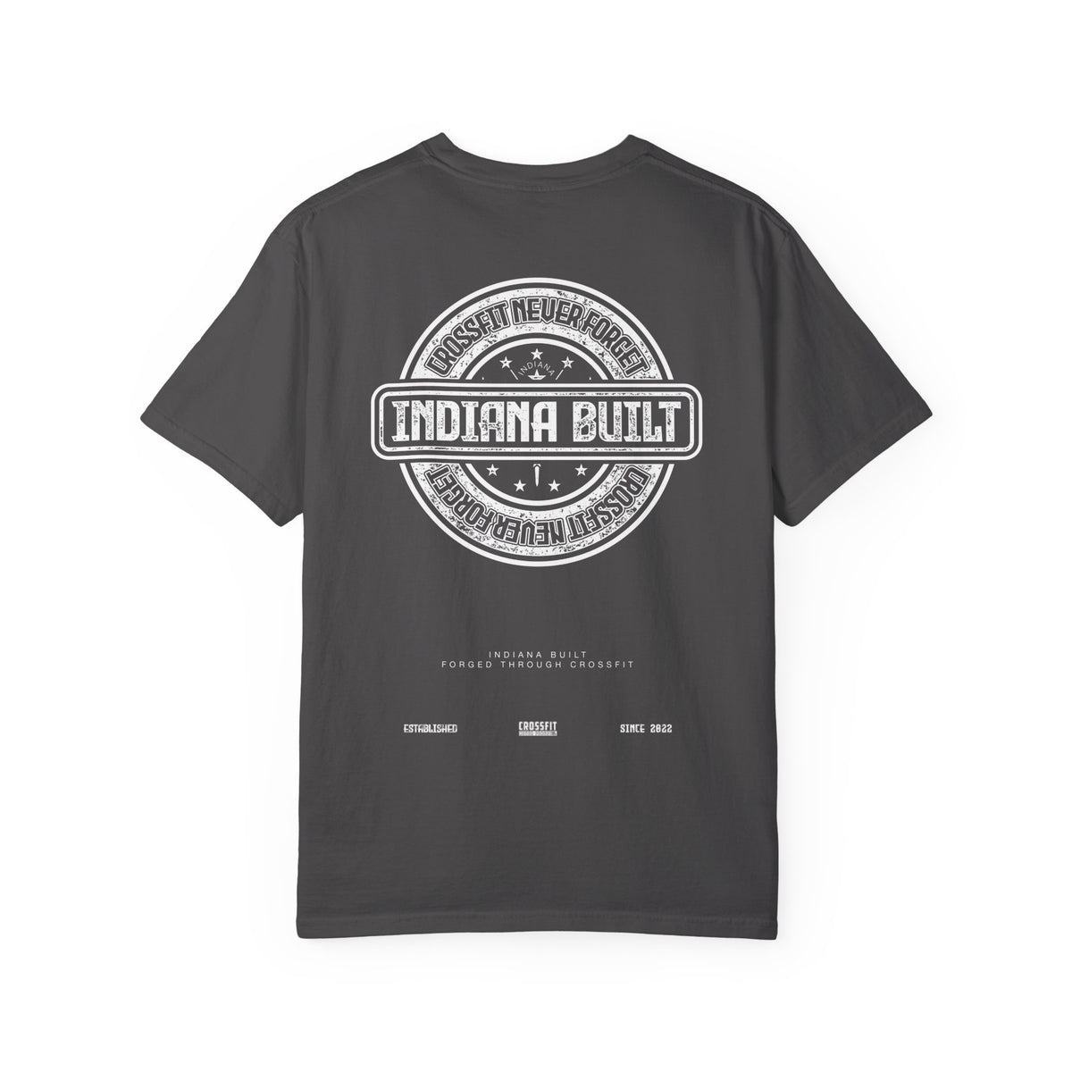 White Garment-Dyed T-Shirt — Classic Crewneck Tee