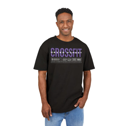 “CrossFit Never Forget” Oversized Men's Shirt