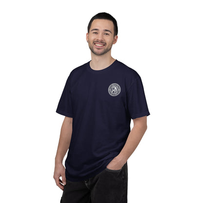 White Garment-Dyed T-Shirt — Classic Crewneck Tee