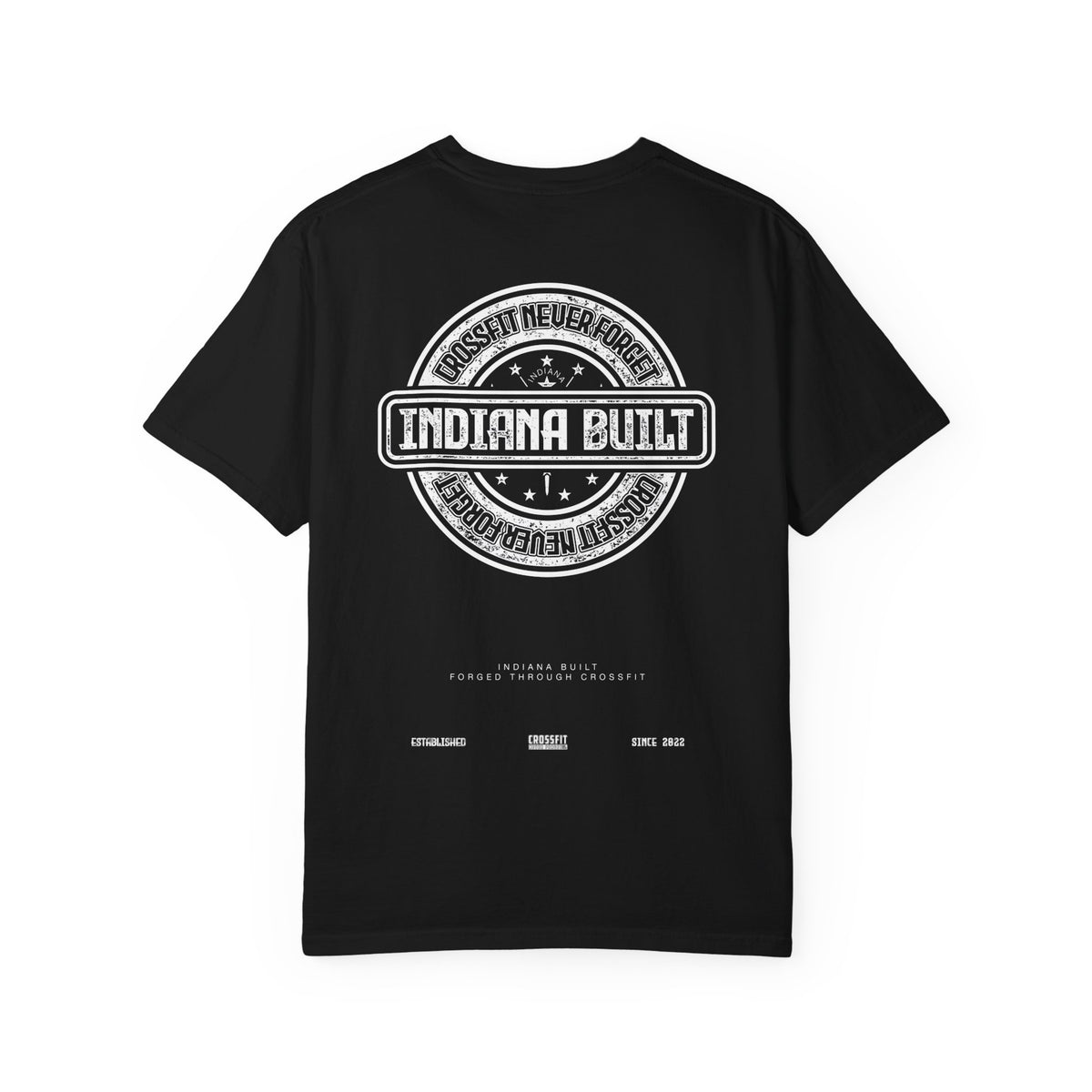 White Garment-Dyed T-Shirt — Classic Crewneck Tee