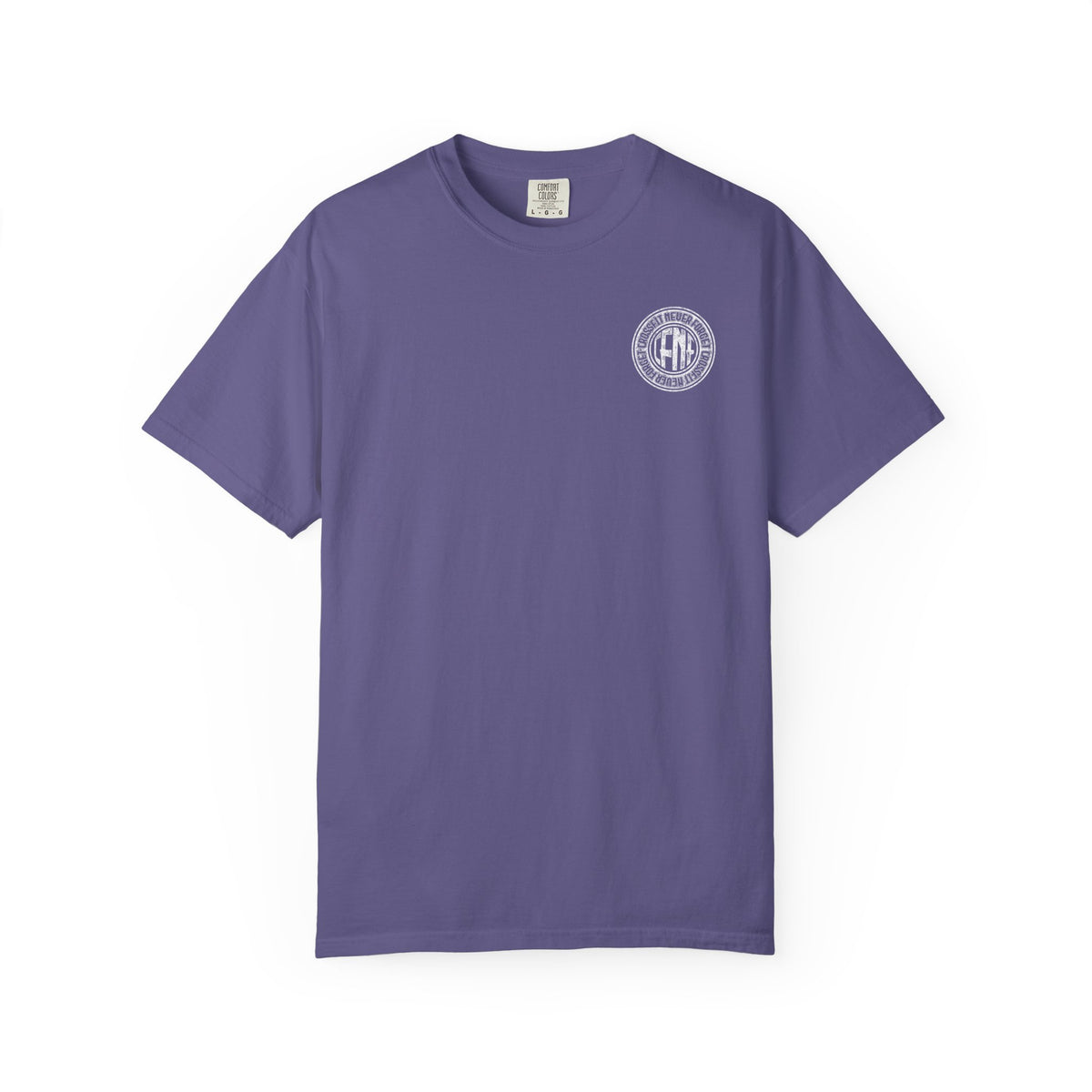 White Garment-Dyed T-Shirt — Classic Crewneck Tee