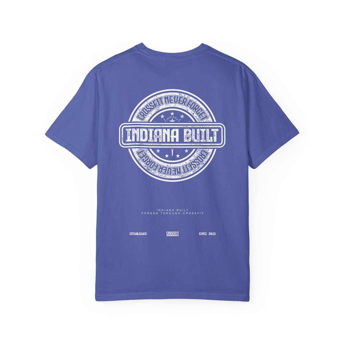 White Garment-Dyed T-Shirt — Classic Crewneck Tee
