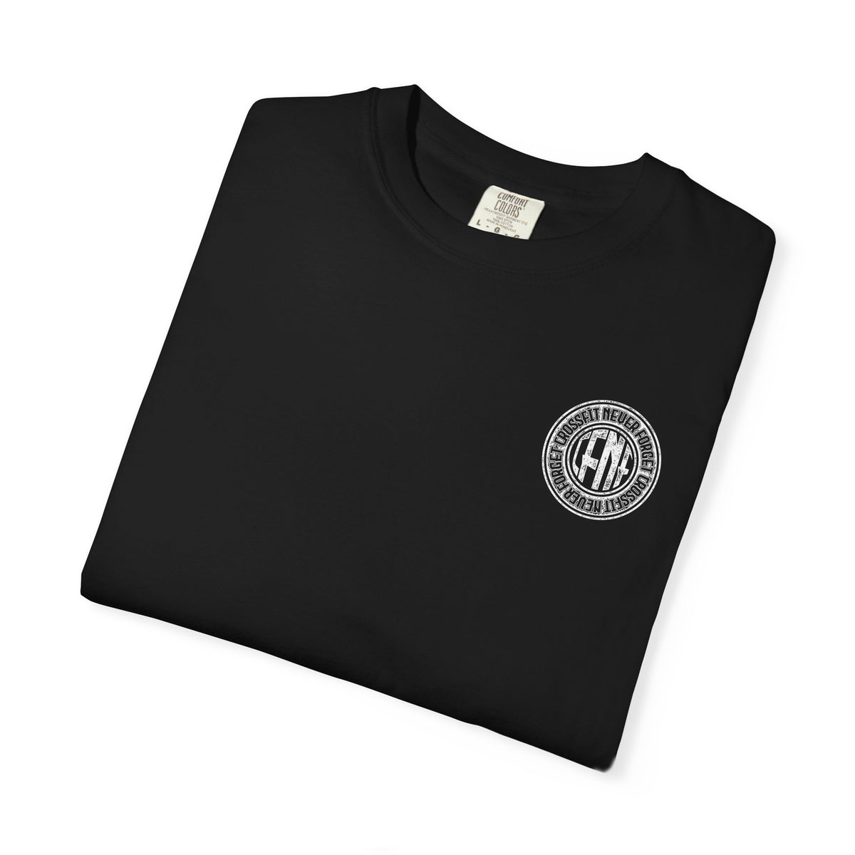 White Garment-Dyed T-Shirt — Classic Crewneck Tee