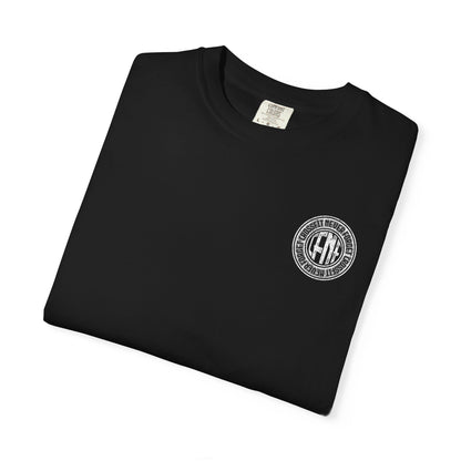 White Garment-Dyed T-Shirt — Classic Crewneck Tee