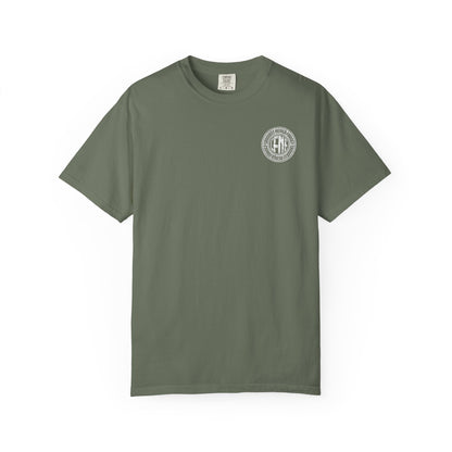 White Garment-Dyed T-Shirt — Classic Crewneck Tee