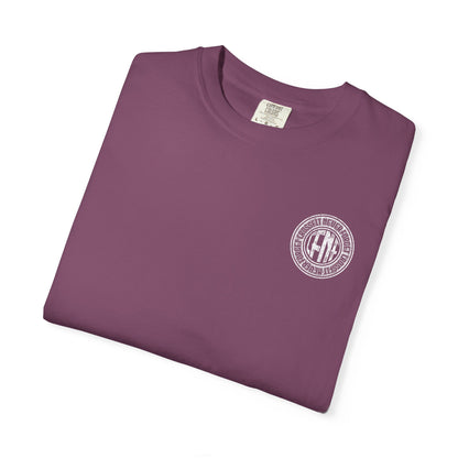 White Garment-Dyed T-Shirt — Classic Crewneck Tee