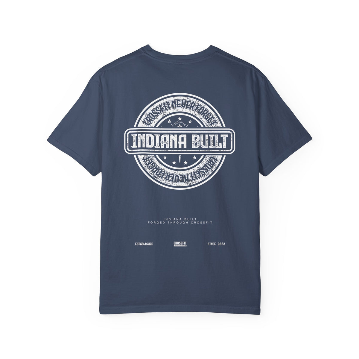 White Garment-Dyed T-Shirt — Classic Crewneck Tee